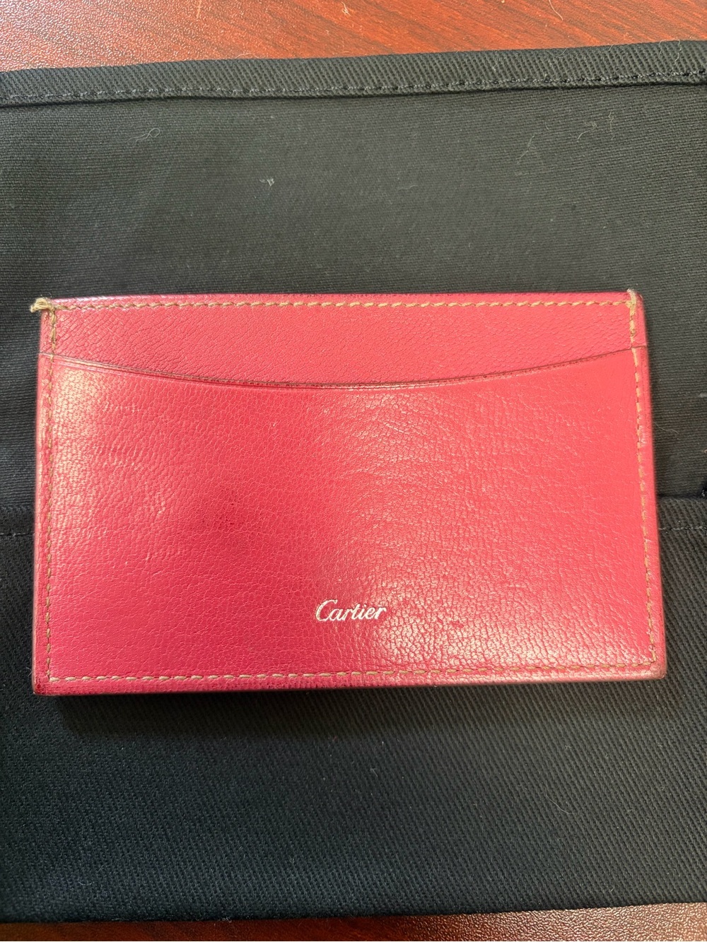 Cartier Card Holder Red